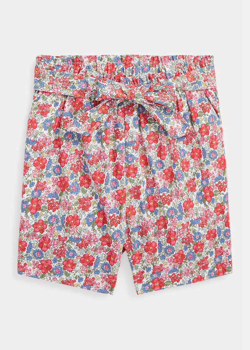 Shorts Ralph Lauren Niña 7-14 Años Floral Cotton Poplin Chile Multicolor VDWNY-0267